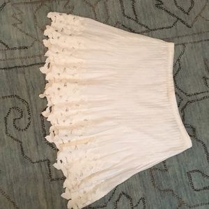 Jcrew white skirt